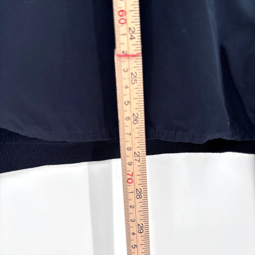 Theory‎ Belville PK Fine Bilen Zip Bomber Jacket Navy Lightweight Modern Size XL